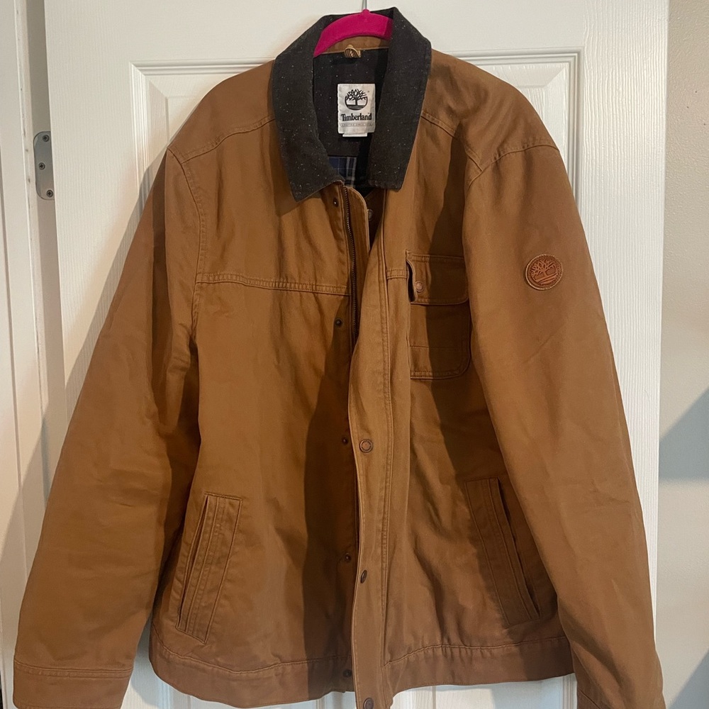 Timberline coat/ jacket. Insulated, tan, excellent condition.